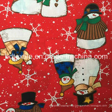 Best Selling Beautiful X′mas 100%Cotton 32X32s 68X68 Roll Fabric